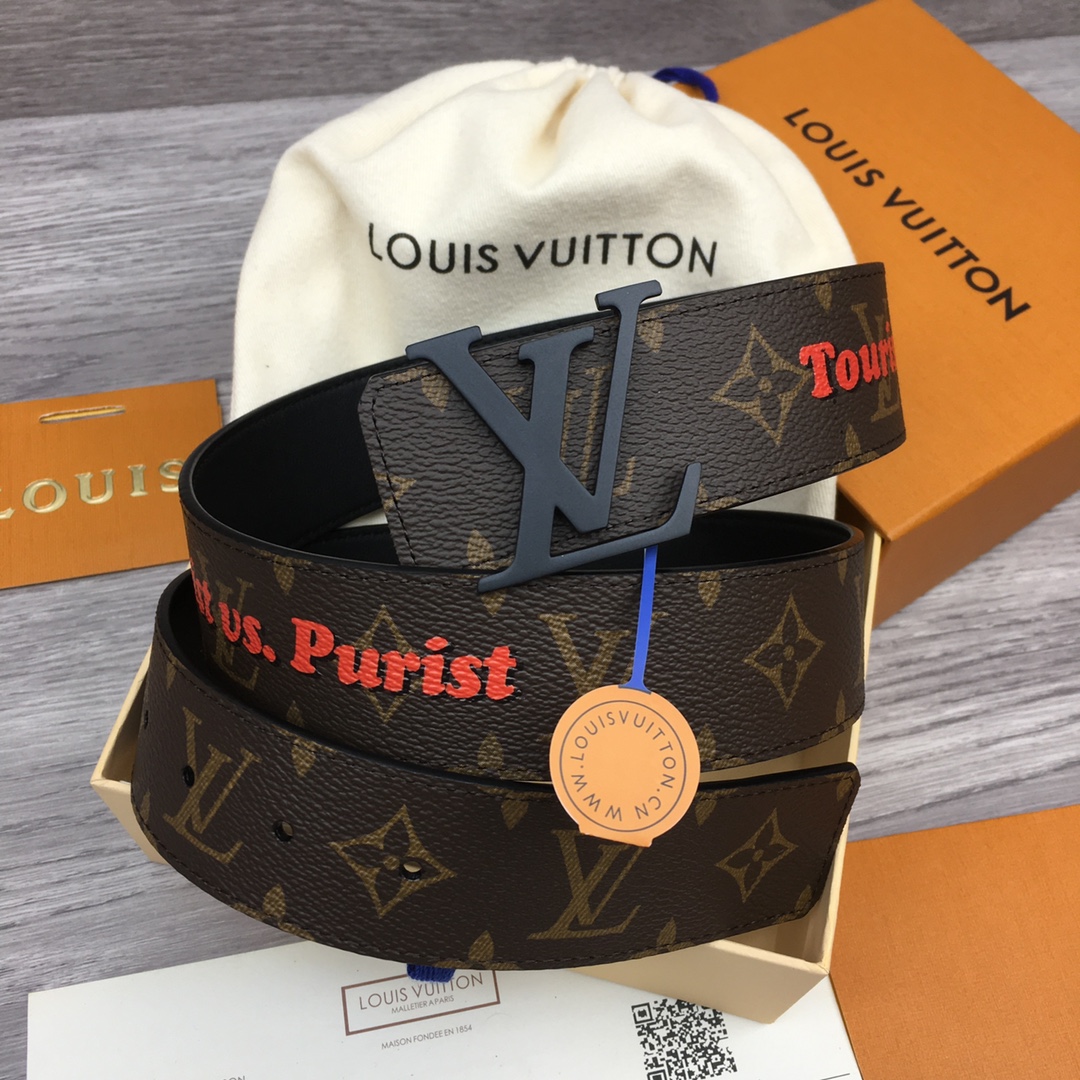 Louis Vuitton LV Men's Reversible Canvas Belt