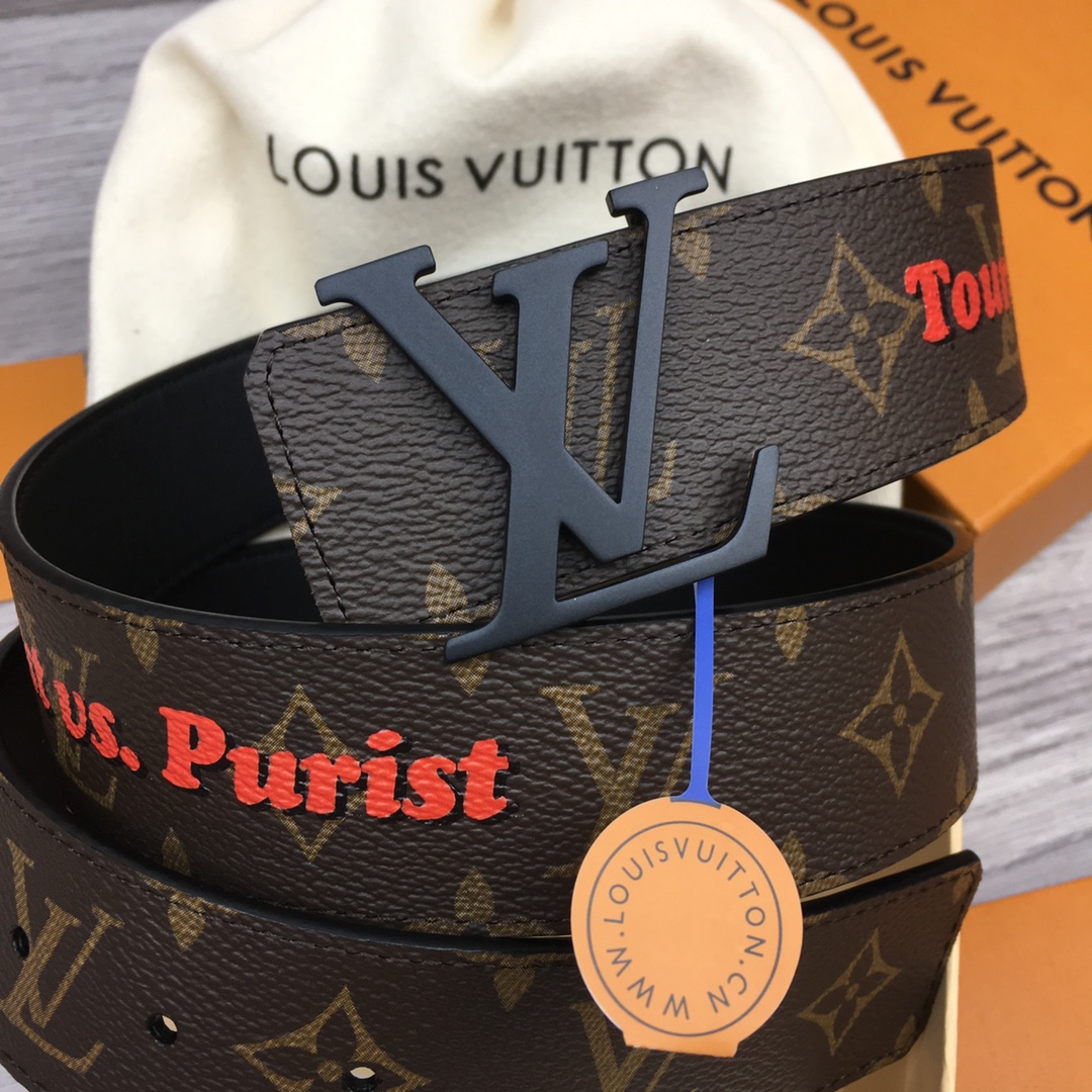 Louis Vuitton LV Men's Reversible Canvas Belt