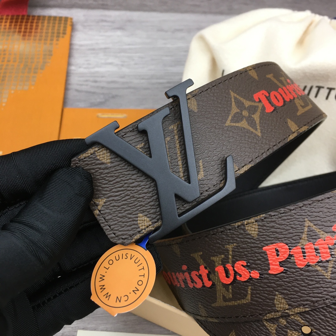 Louis Vuitton LV Men's Reversible Canvas Belt