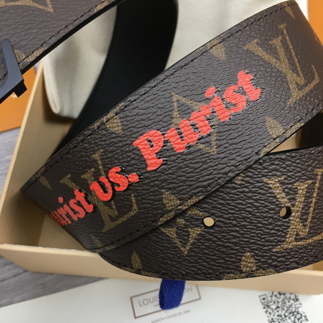 Louis Vuitton LV Men's Reversible Canvas Belt