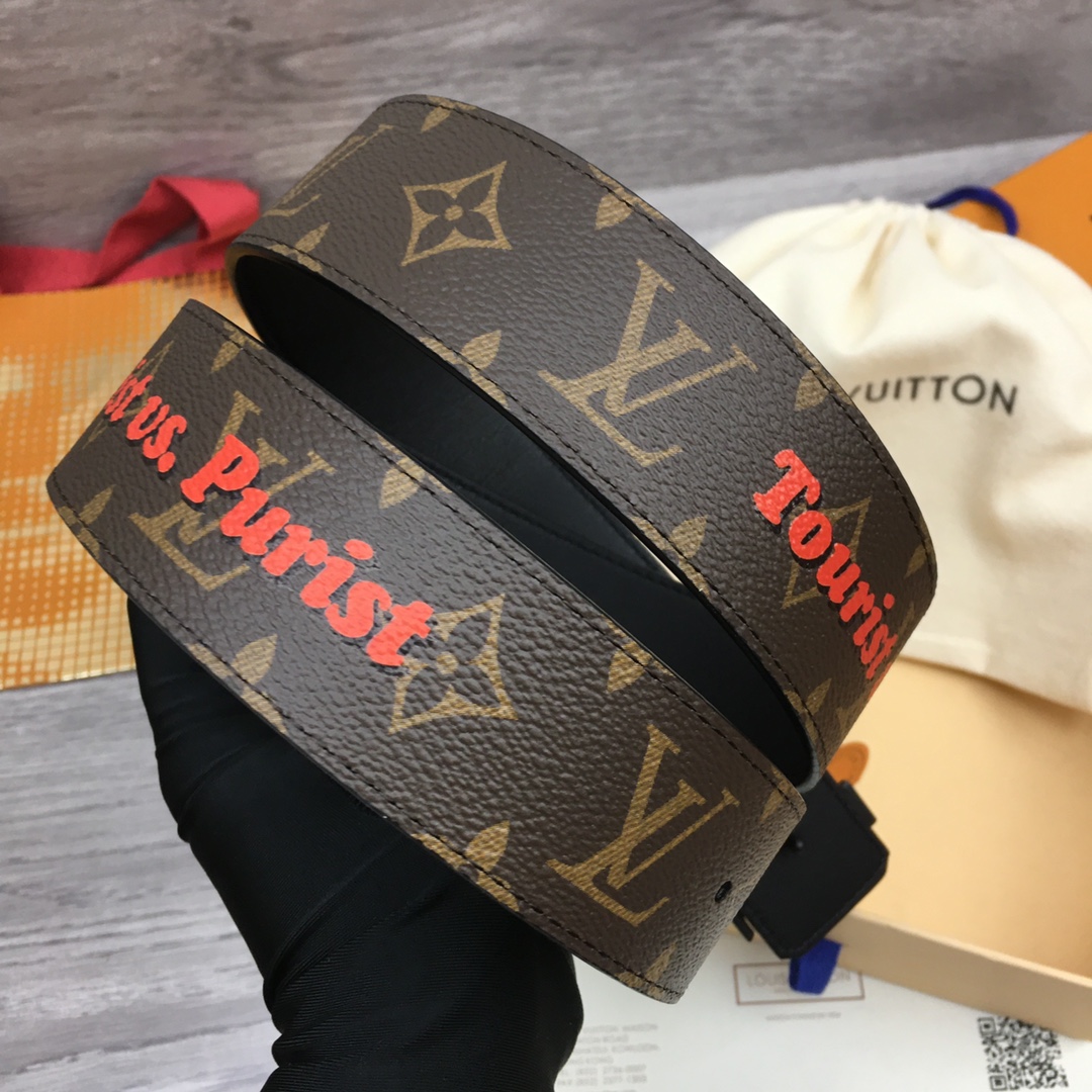 Louis Vuitton LV Men's Reversible Canvas Belt