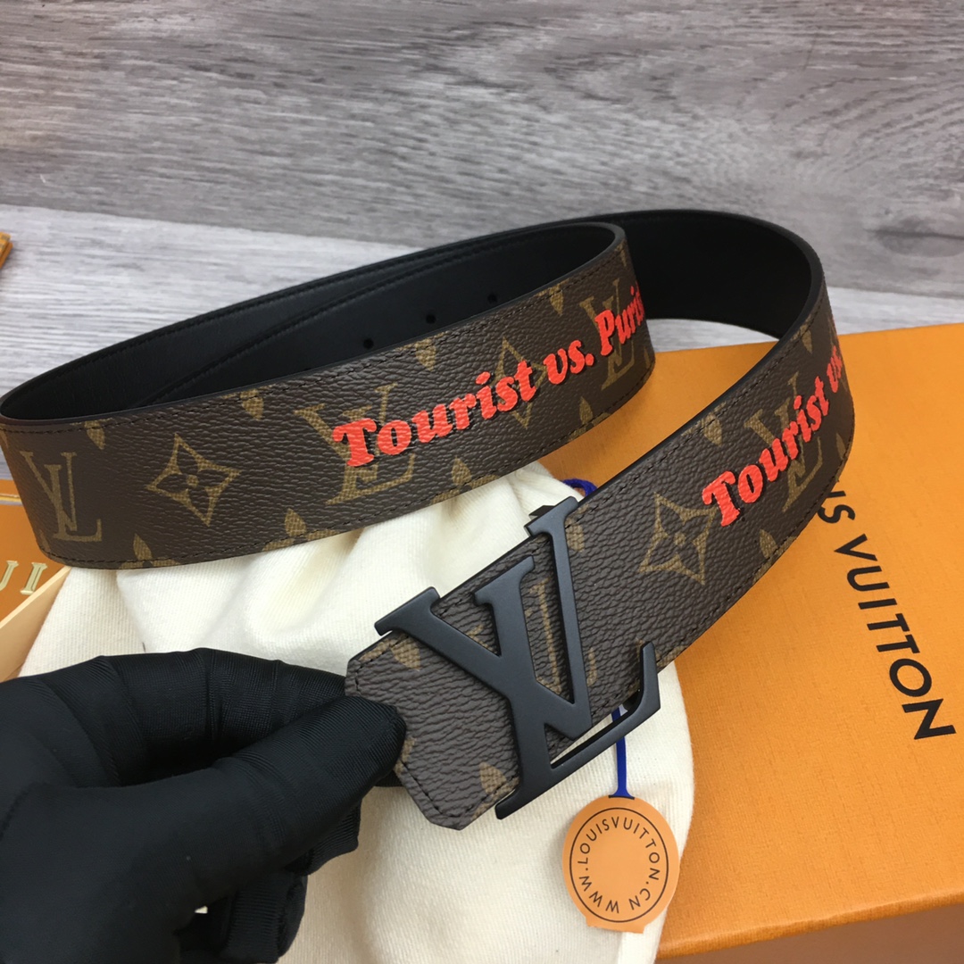 Louis Vuitton LV Men's Reversible Canvas Belt