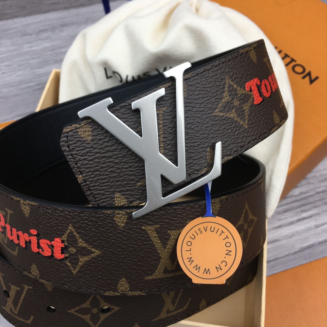 Louis Vuitton LV Men's Reversible Canvas Belt