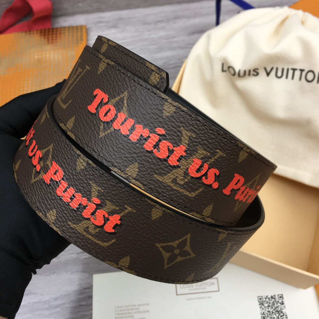 Louis Vuitton LV Men's Reversible Canvas Belt