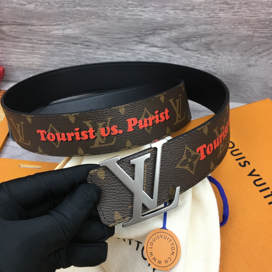 Louis Vuitton LV Men's Reversible Canvas Belt