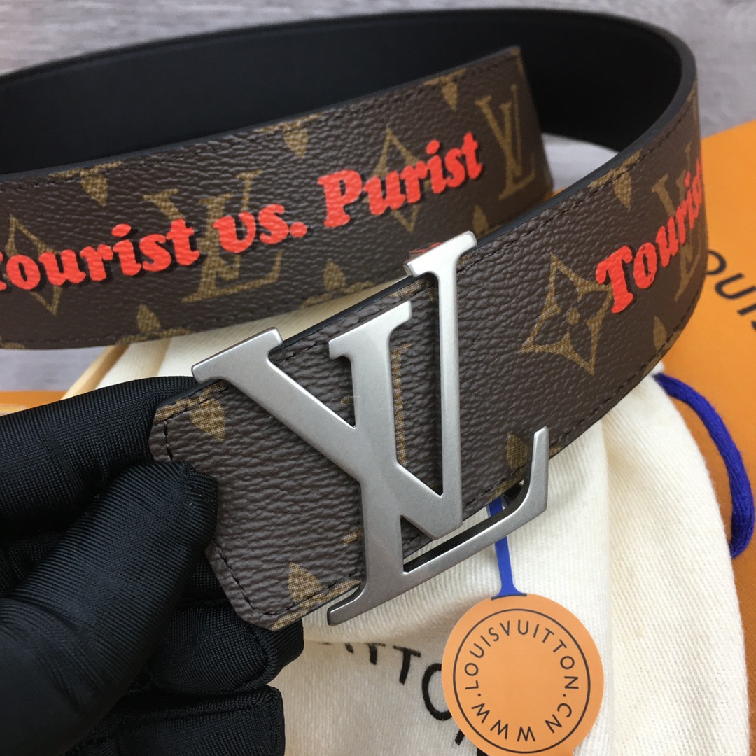 Louis Vuitton LV Men's Reversible Canvas Belt