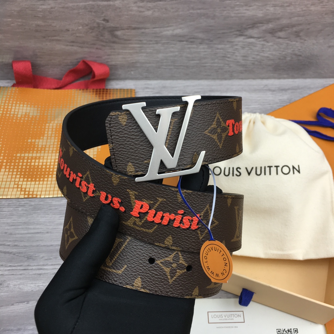 Louis Vuitton LV Men's Reversible Canvas Belt