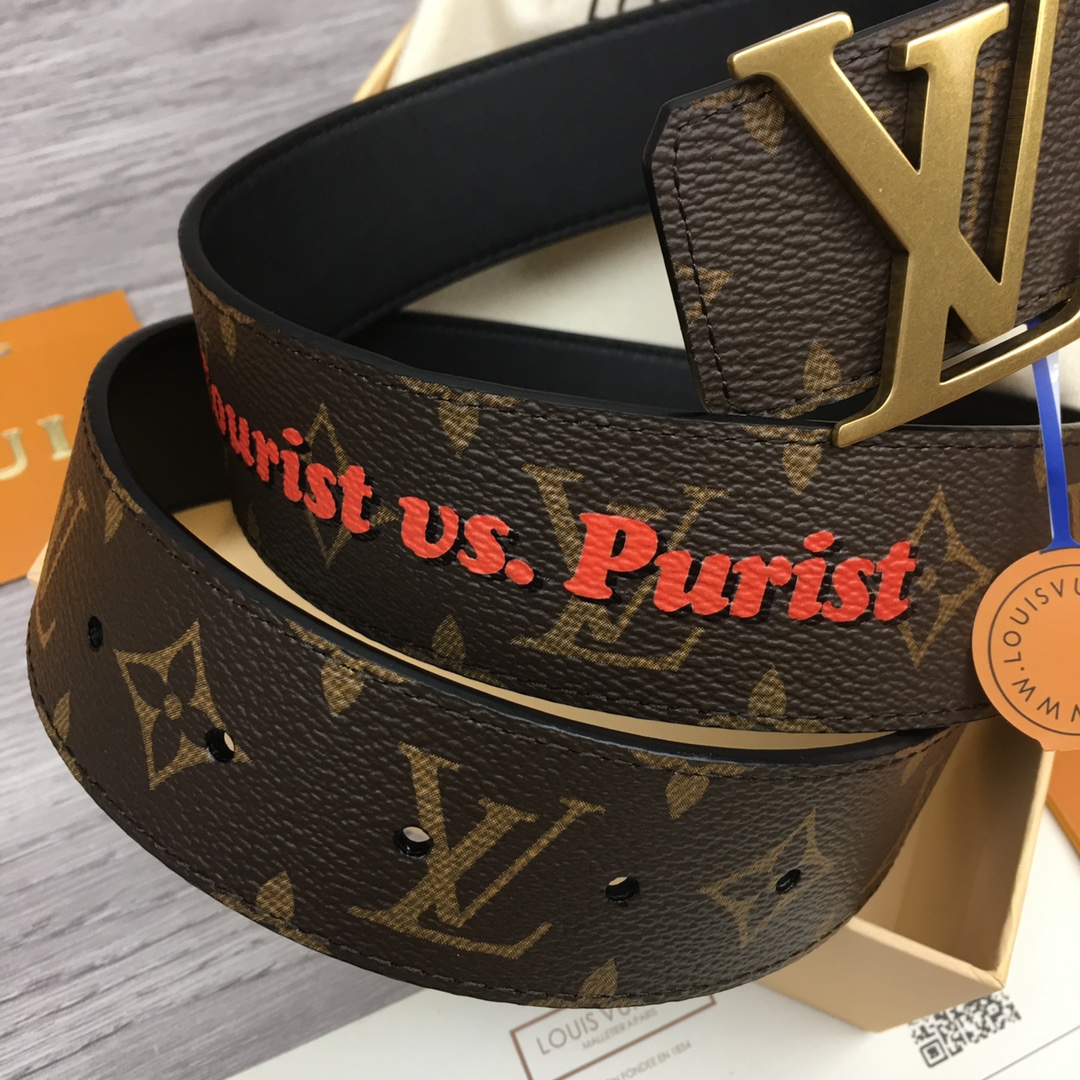 Louis Vuitton LV Men's Reversible Canvas Belt