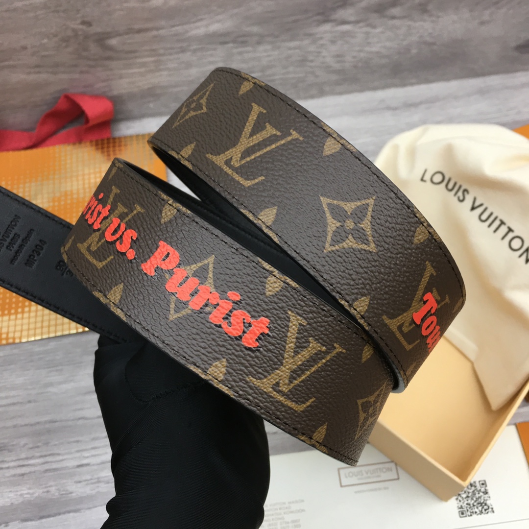 Louis Vuitton LV Men's Reversible Canvas Belt