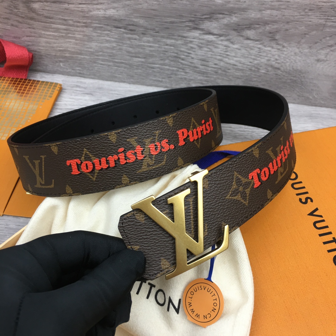 Louis Vuitton LV Men's Reversible Canvas Belt