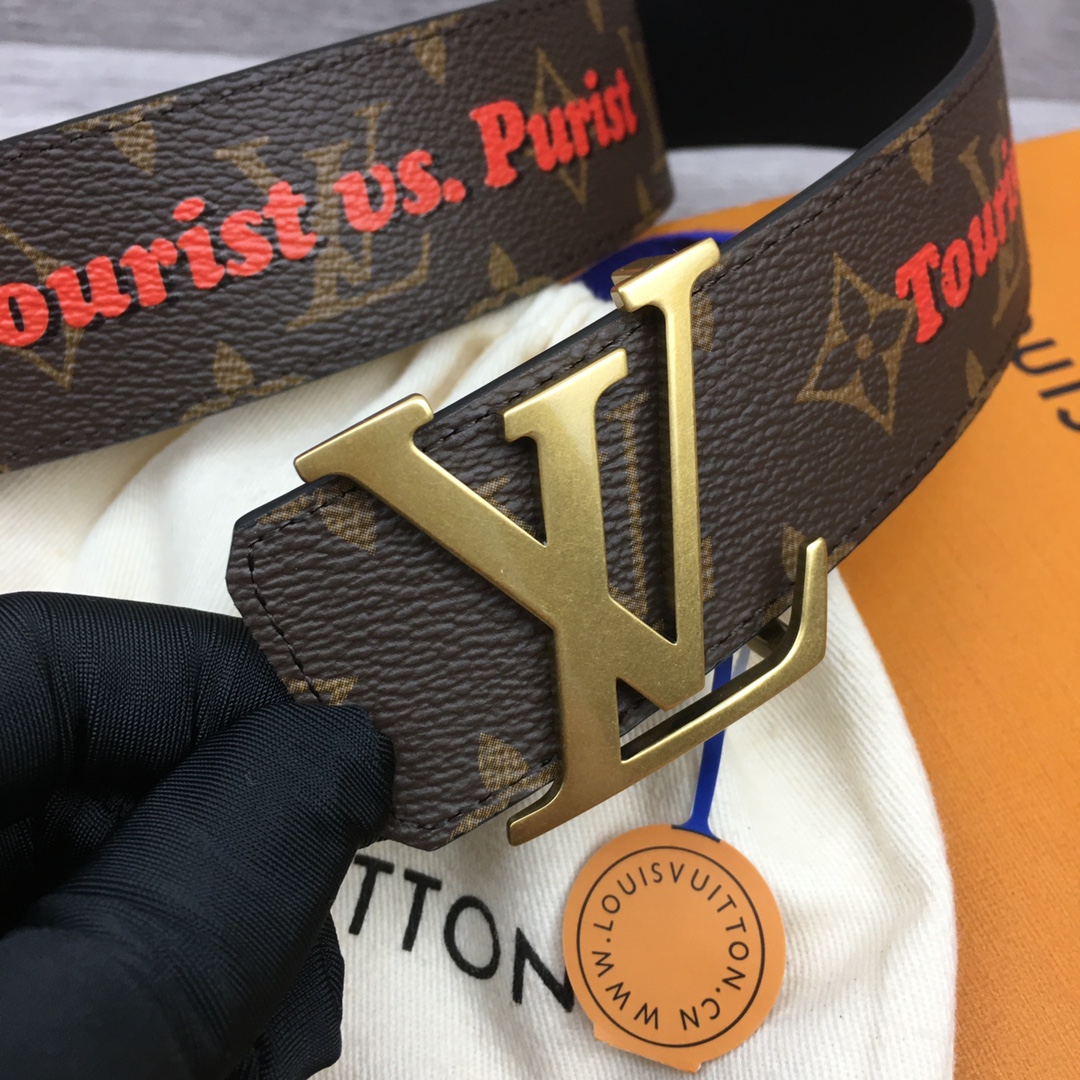 Louis Vuitton LV Men's Reversible Canvas Belt