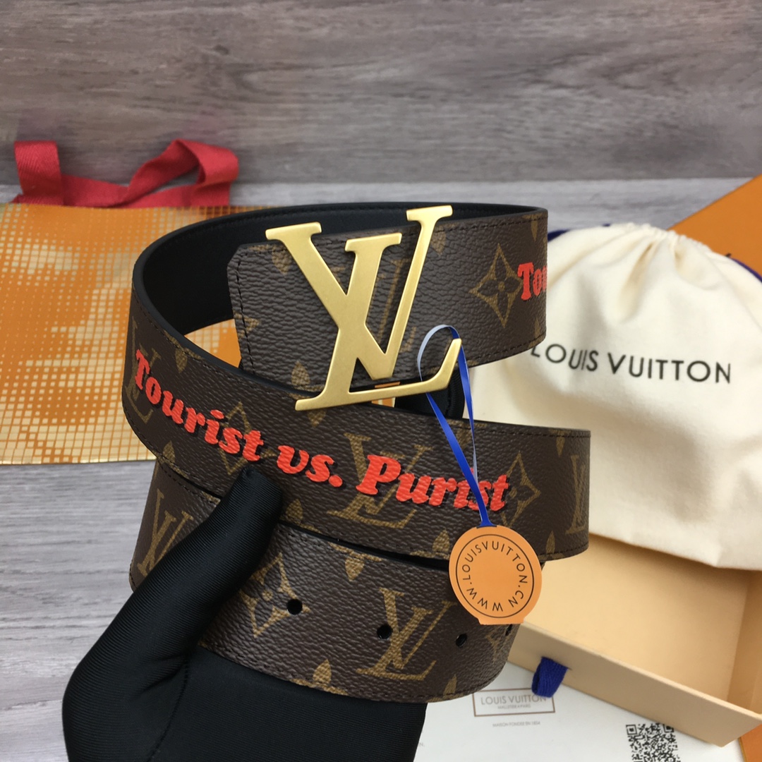 Louis Vuitton LV Men's Reversible Canvas Belt