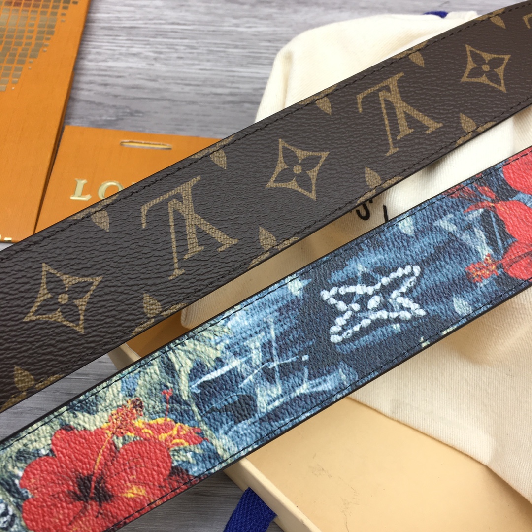 Louis Vuitton LV Men's New Canvas Belt