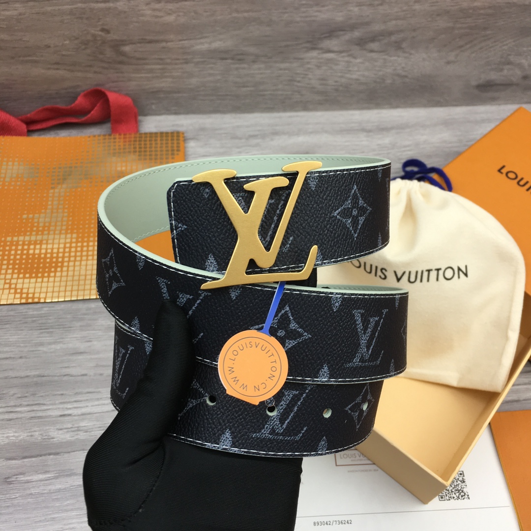 Louis Vuitton LV Custom Canvas Reversible Belt