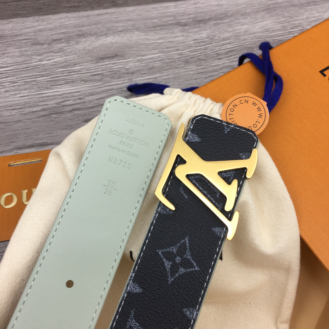 Louis Vuitton LV Custom Canvas Reversible Belt