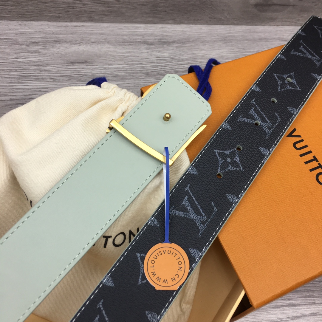 Louis Vuitton LV Custom Canvas Reversible Belt