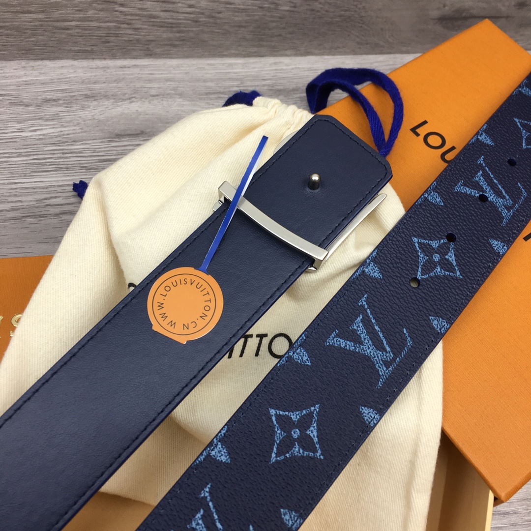 Louis Vuitton LV Custom Canvas Reversible Belt