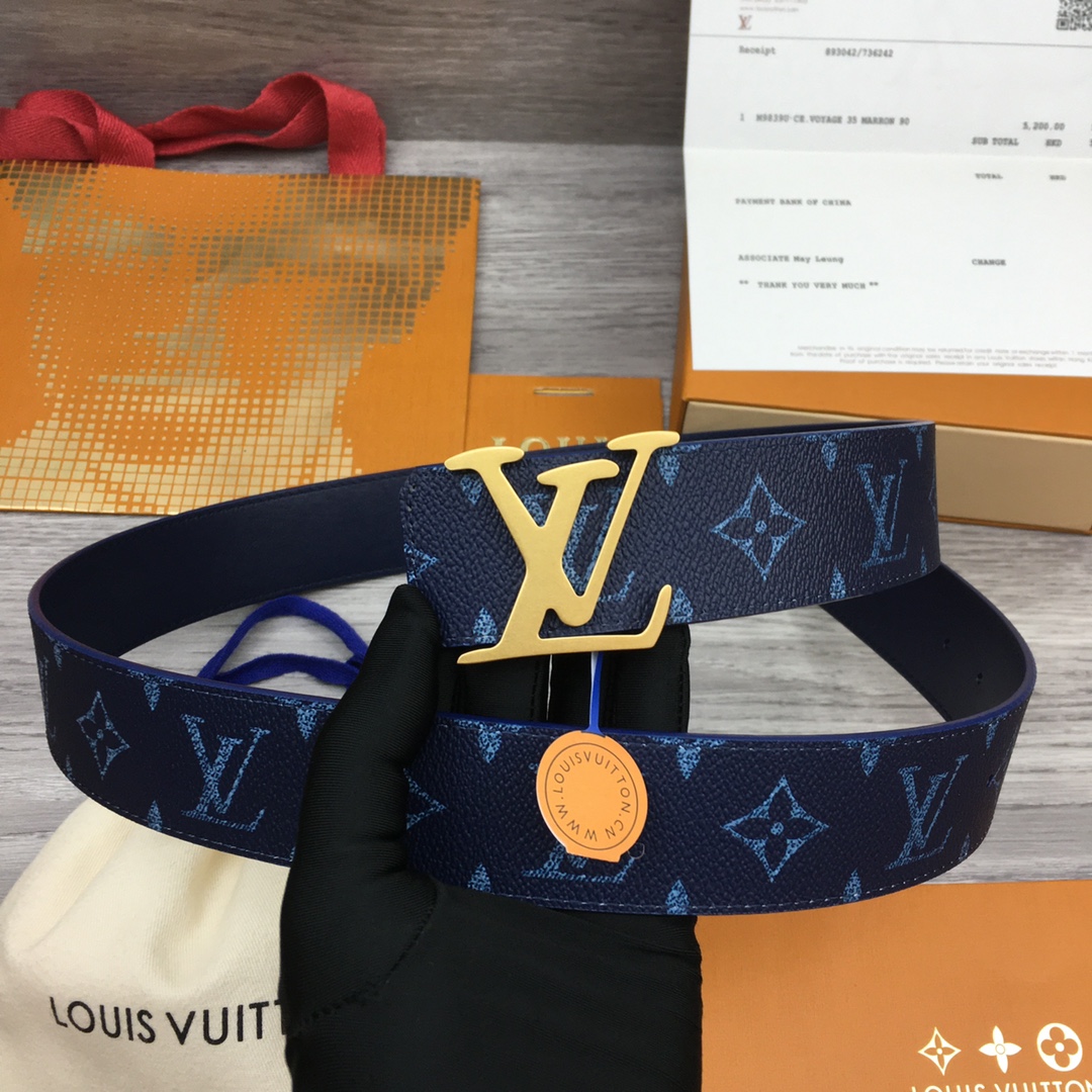 Louis Vuitton LV Custom Canvas Reversible Belt