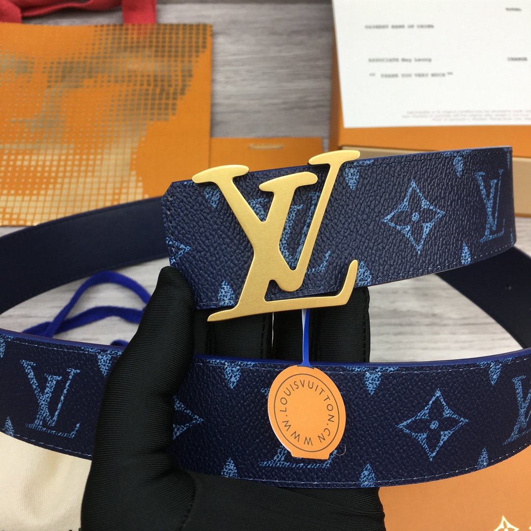 Louis Vuitton LV Custom Canvas Reversible Belt