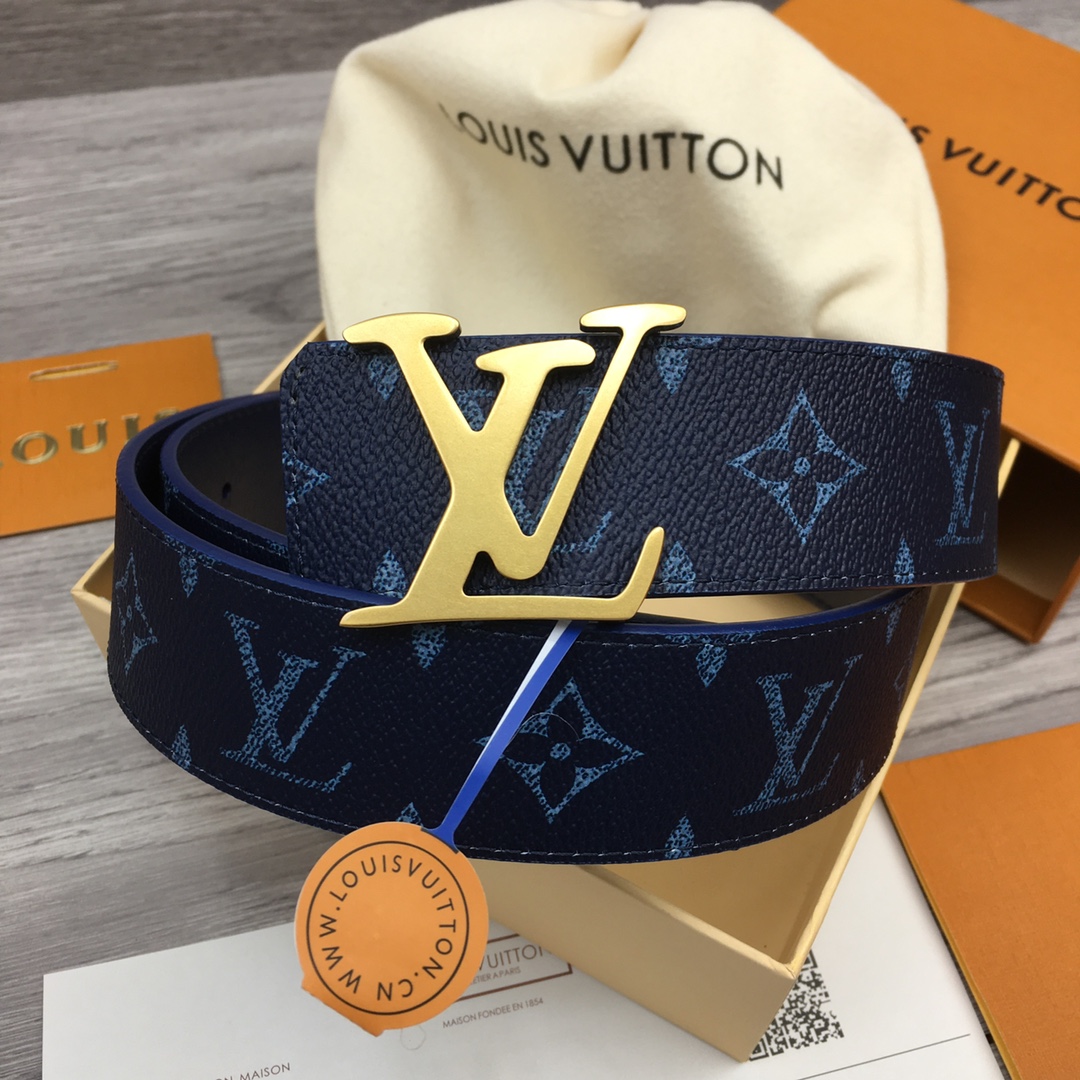 Louis Vuitton LV Custom Canvas Reversible Belt