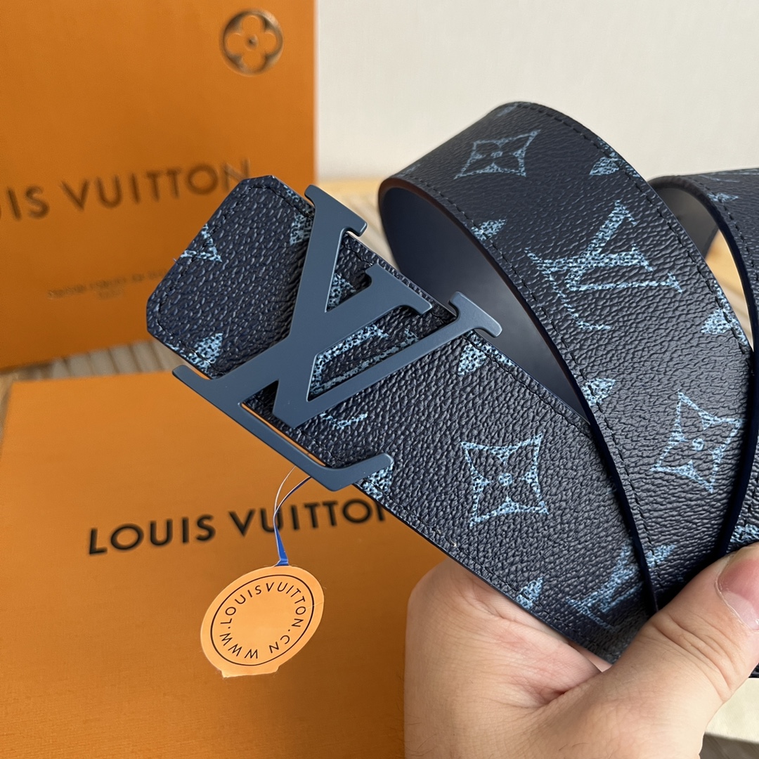 Louis Vuitton LV Custom 4cm Reversible Canvas Belt