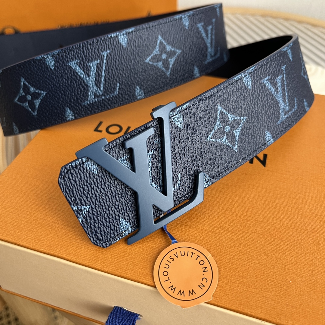 Louis Vuitton LV Custom 4cm Reversible Canvas Belt