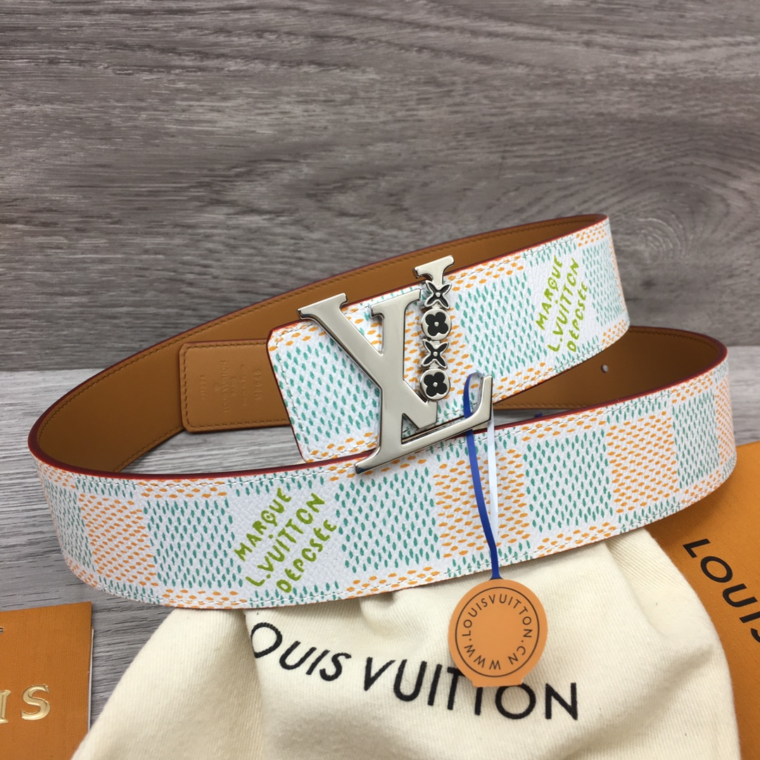 Louis Vuitton Men's Custom Canvas Belt