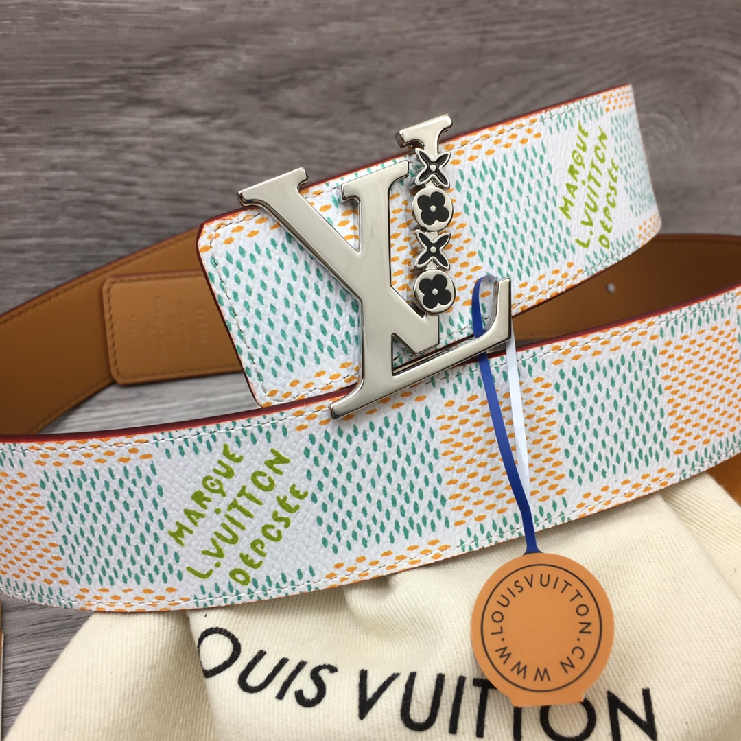 Louis Vuitton Men's Custom Canvas Belt