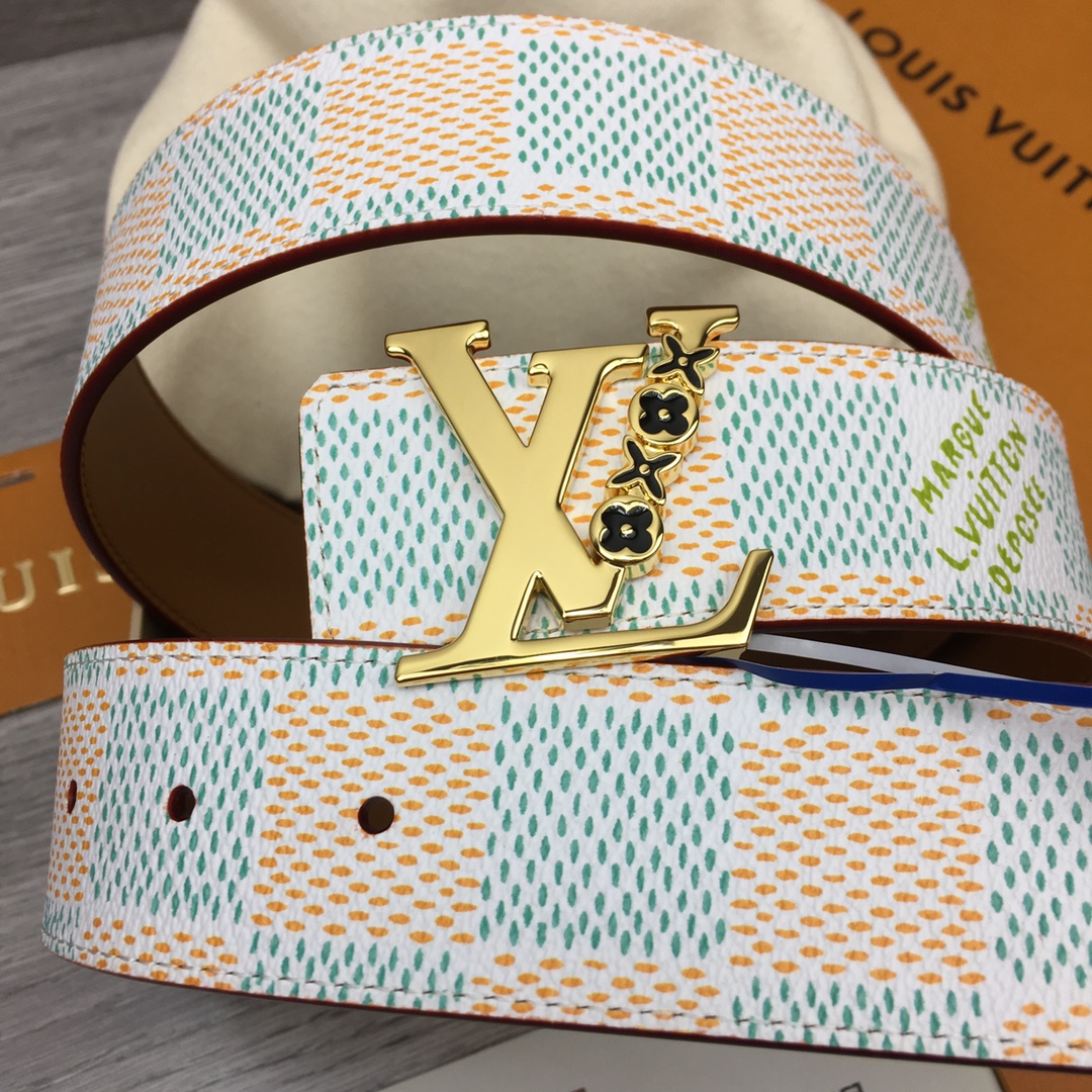 Louis Vuitton Men's Custom Canvas Belt