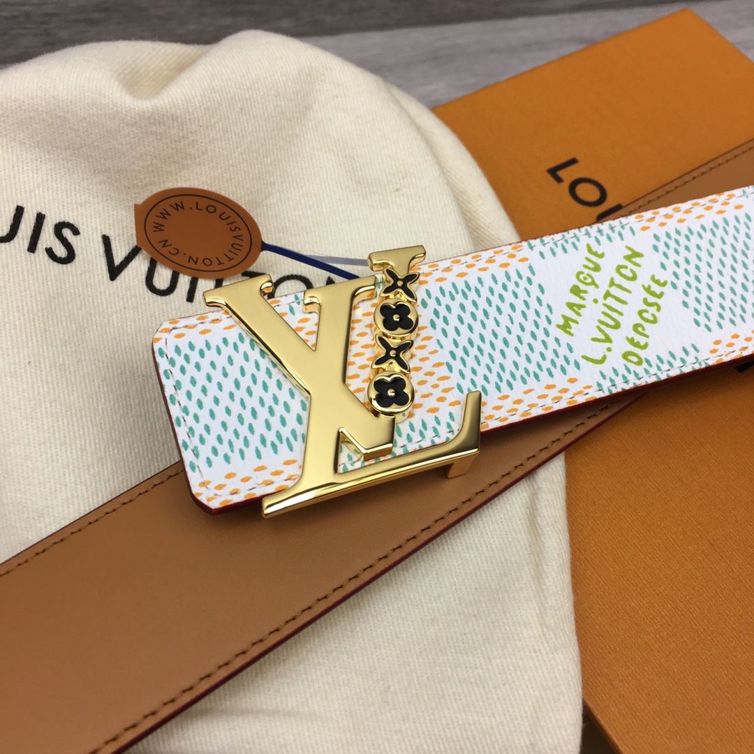 Louis Vuitton Men's Custom Canvas Belt