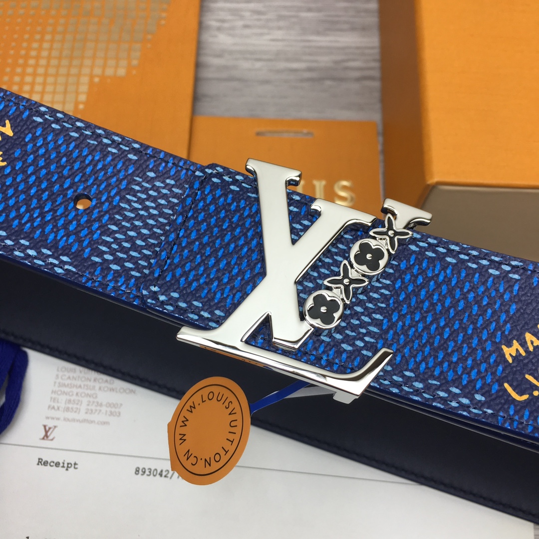 Louis Vuitton Men's Custom Canvas Belt