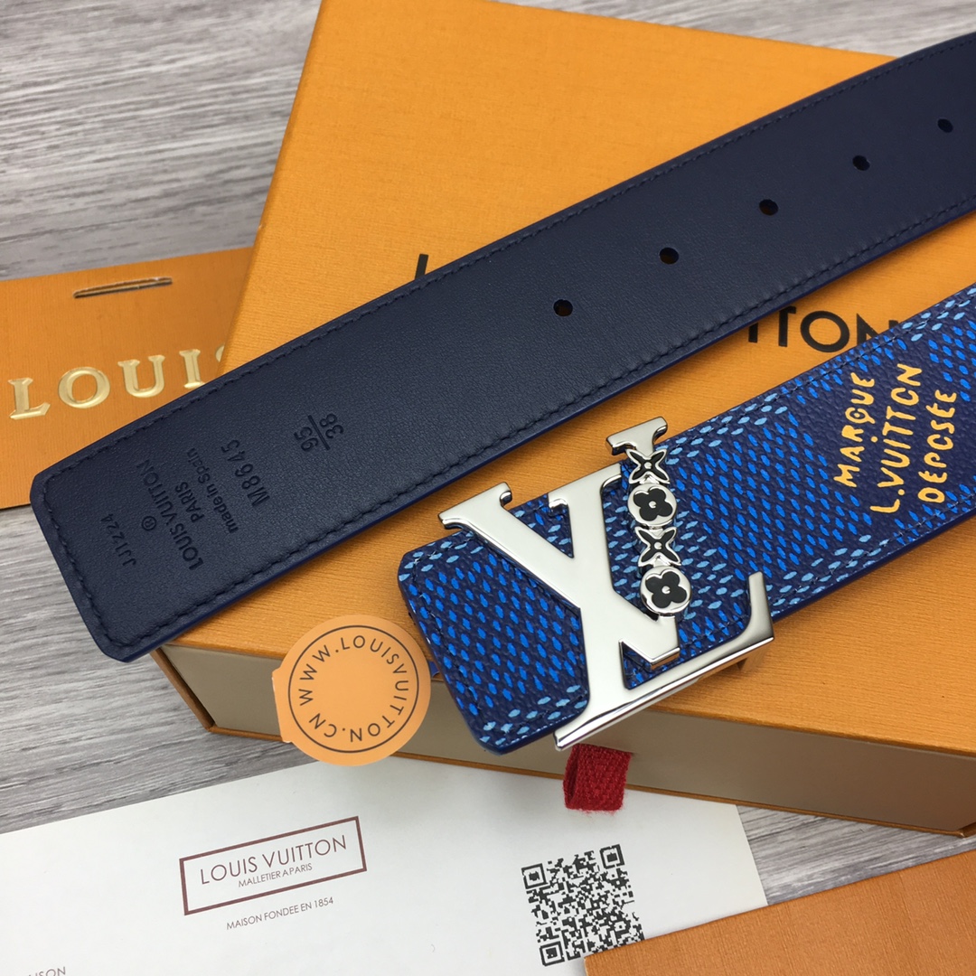 Louis Vuitton Men's Custom Canvas Belt