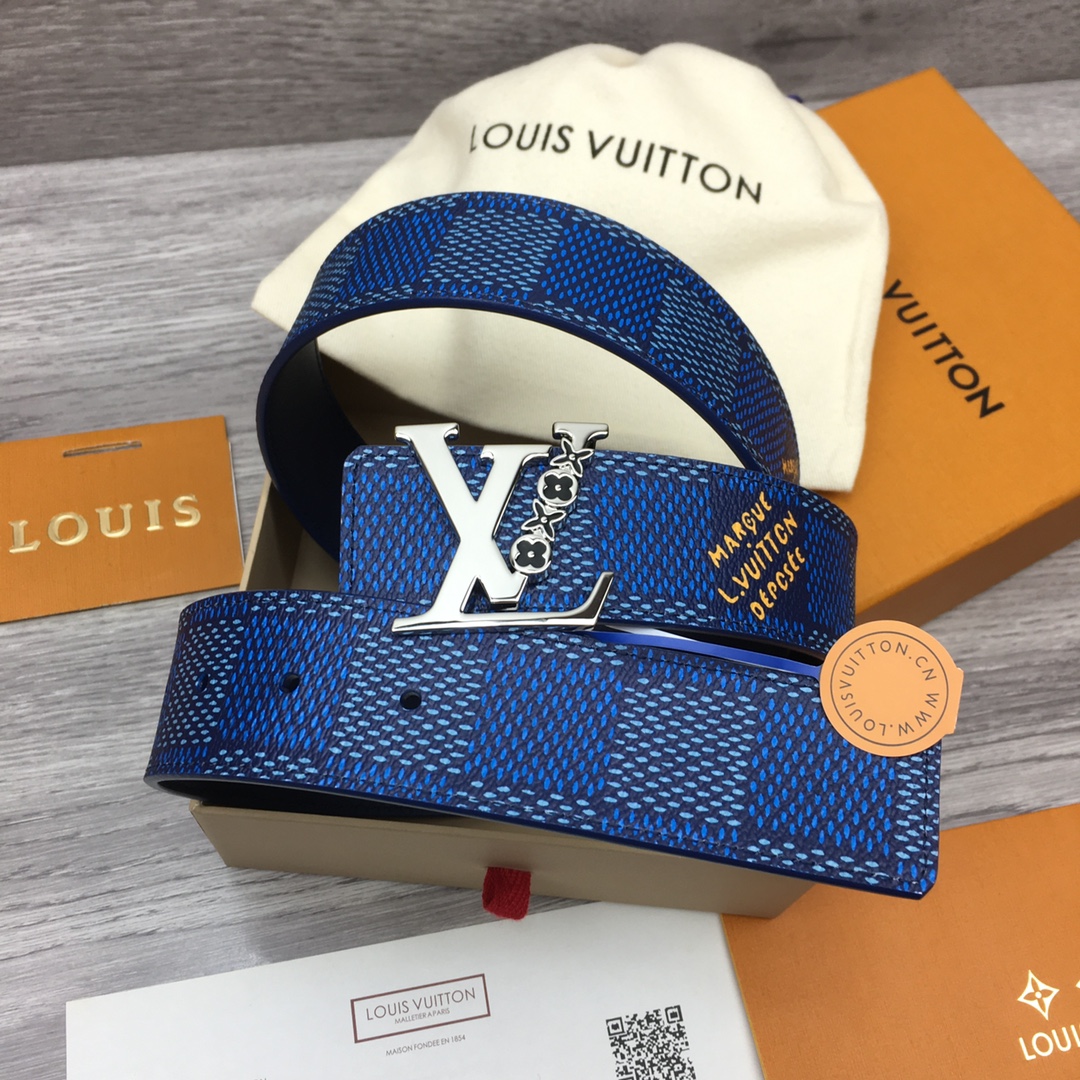 Louis Vuitton Men's Custom Canvas Belt