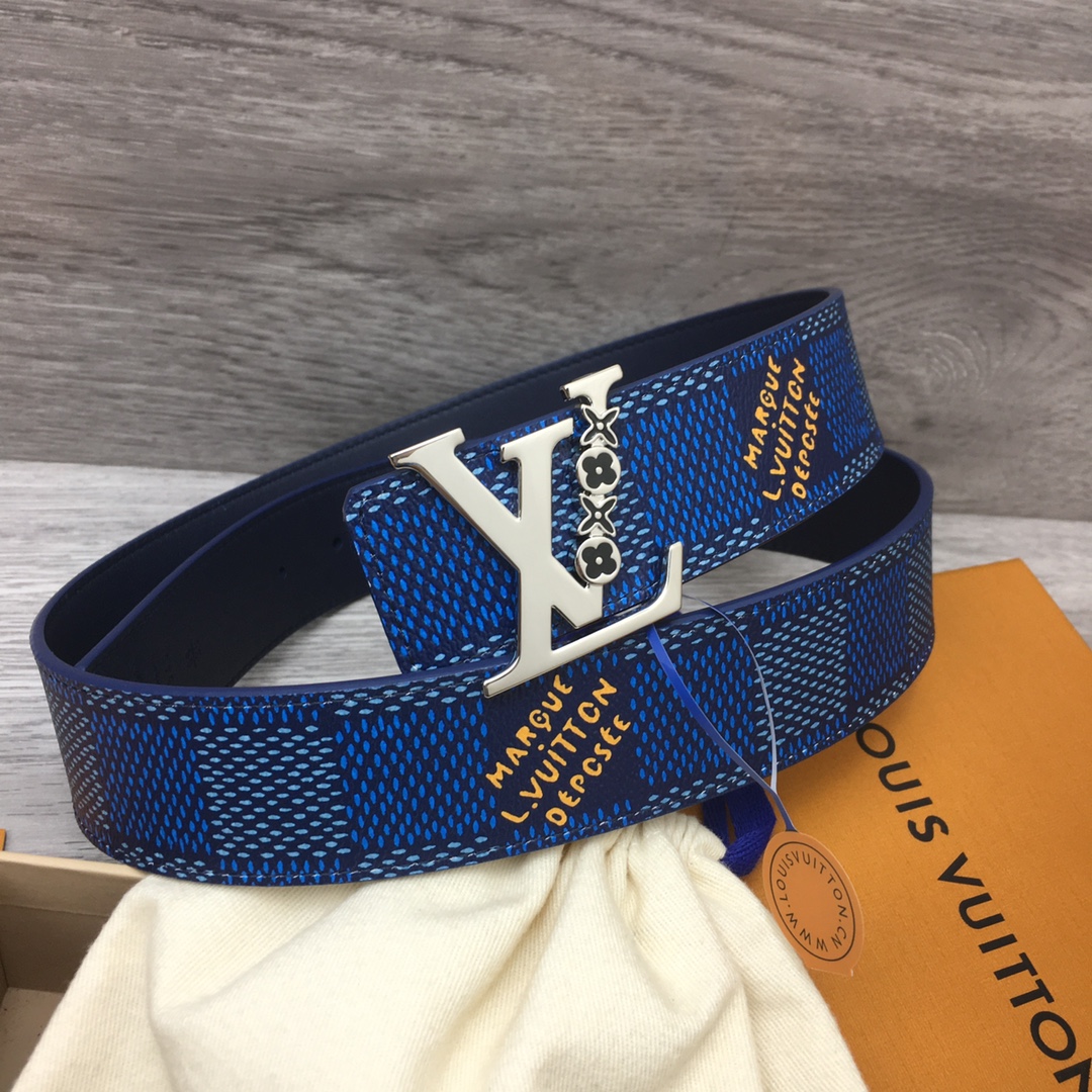 Louis Vuitton Men's Custom Canvas Belt