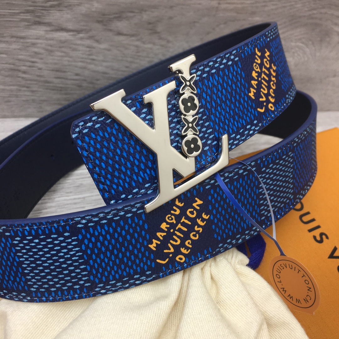 Louis Vuitton Men's Custom Canvas Belt