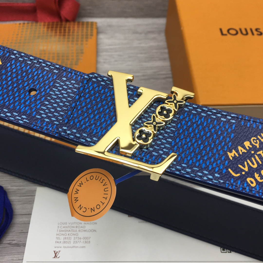 Louis Vuitton Men's Custom Canvas Belt