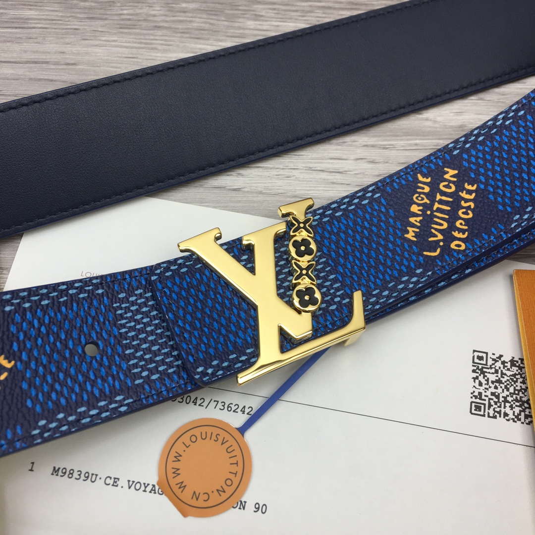 Louis Vuitton Men's Custom Canvas Belt