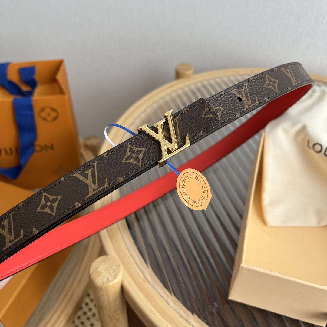 Louis Vuitton LV Women's 2cm Leather Belt