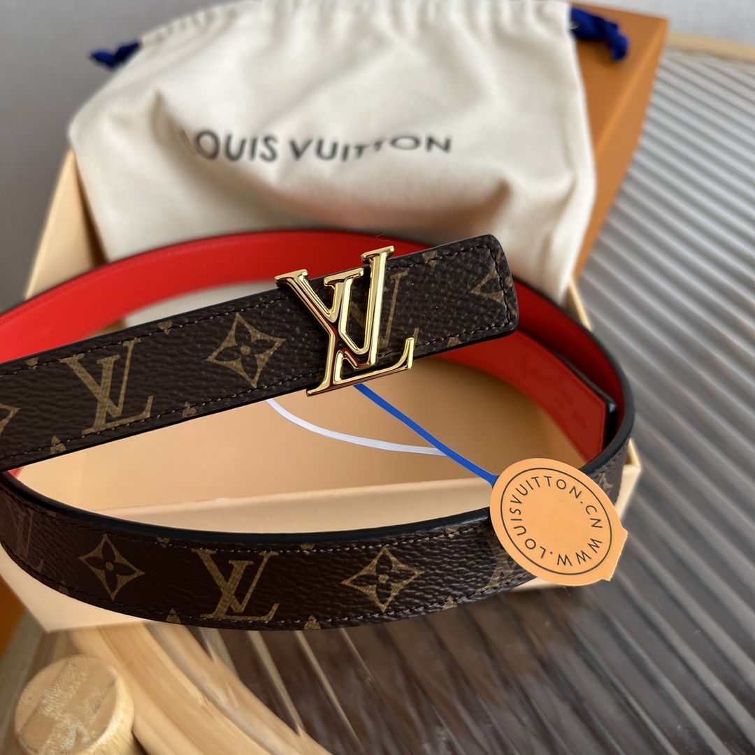 Louis Vuitton LV Women's 2cm Leather Belt