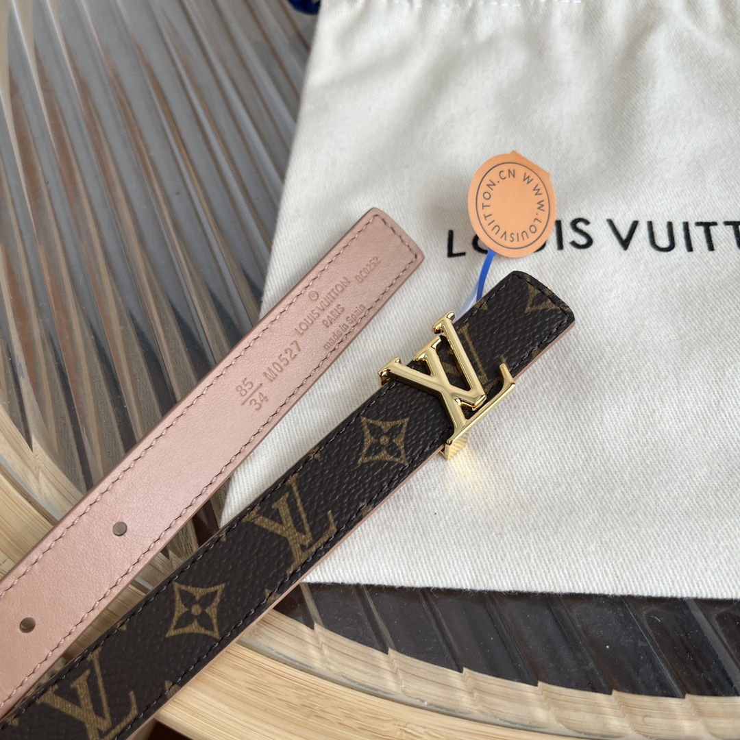 Louis Vuitton LV Women's 2cm Leather Belt