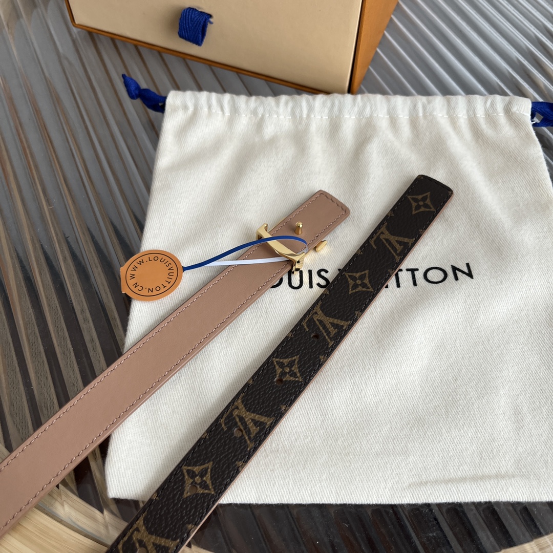 Louis Vuitton LV Women's 2cm Leather Belt