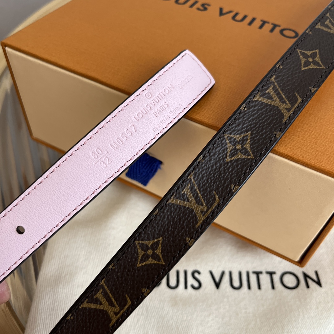 Louis Vuitton LV Women's 2cm Leather Belt