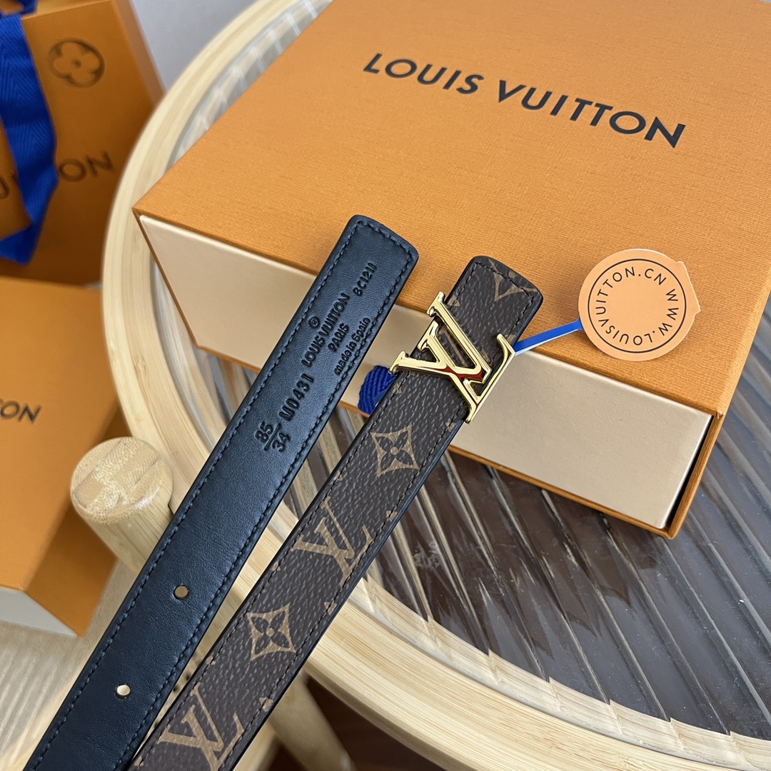 Louis Vuitton LV Women's 2cm Leather Belt