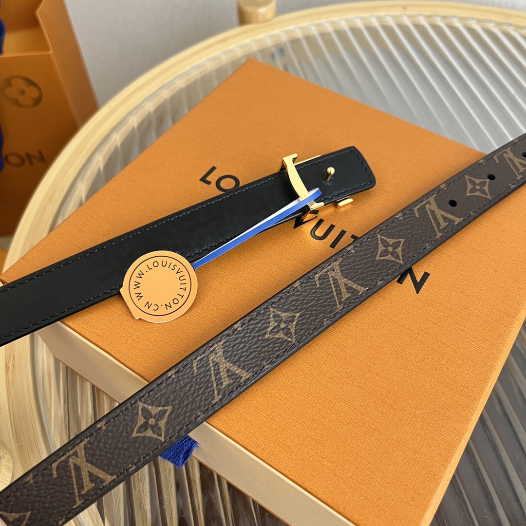 Louis Vuitton LV Women's 2cm Leather Belt