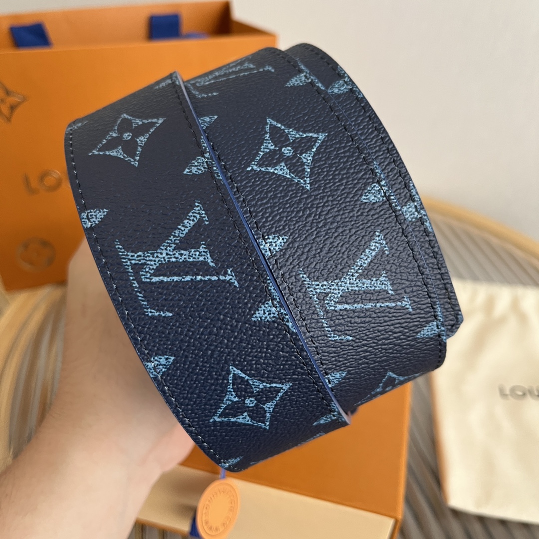 Louis Vuitton LV Custom 4cm Reversible Canvas Belt