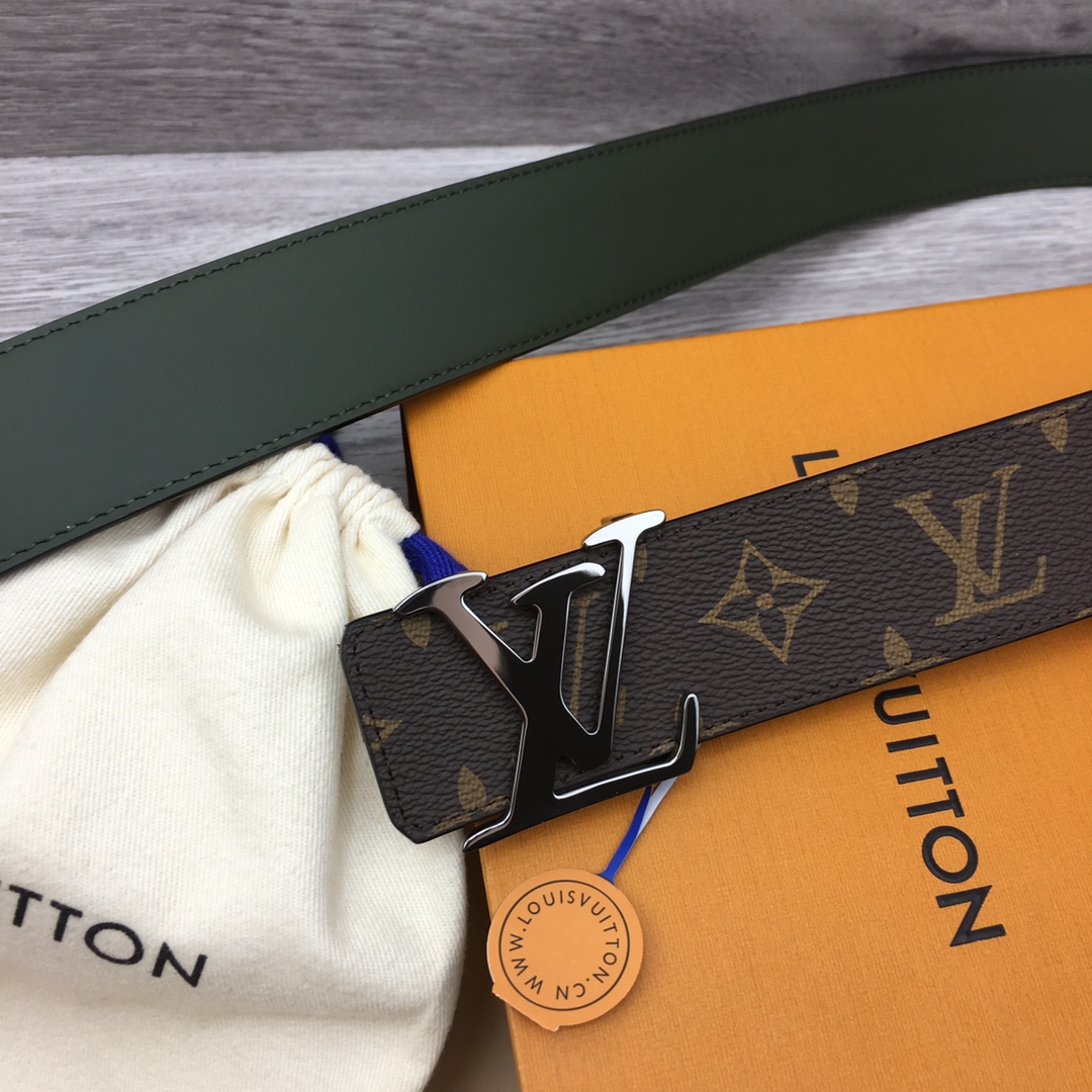 Louis Vuitton LV Men's Reversible Canvas Belt