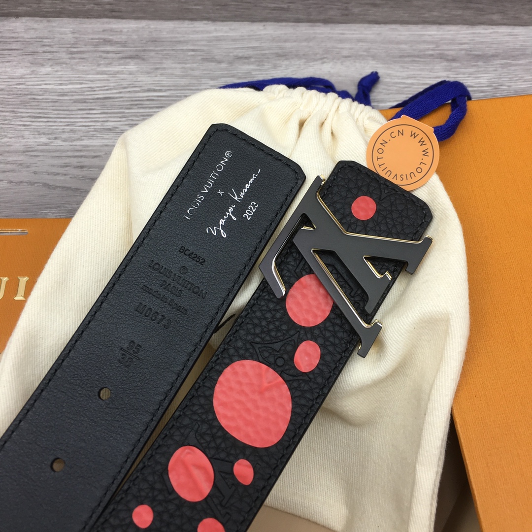 Louis Vuitton LV Yayoi Kusama Collaboration Men's Premium Belt