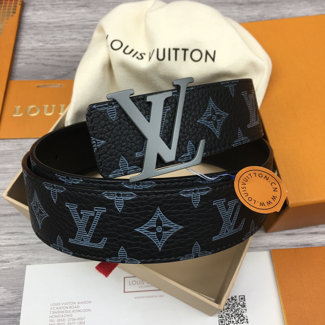 Louis Vuitton LV Men's Reversible Belt with Logo Pattern