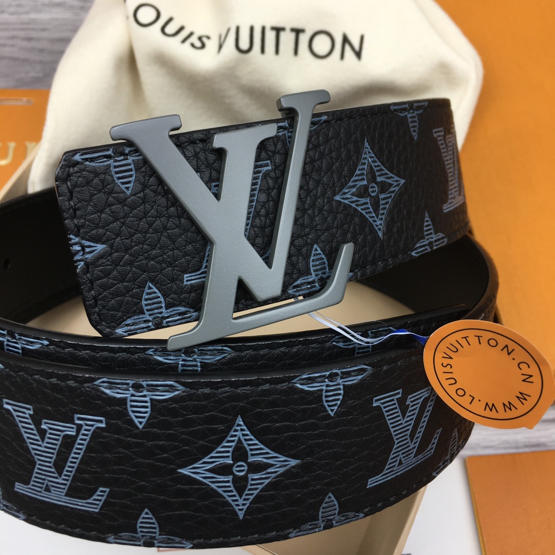 Louis Vuitton LV Men's Reversible Belt with Logo Pattern