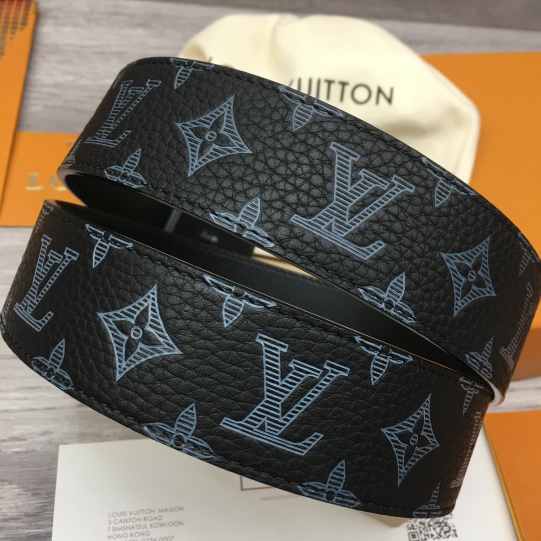 Louis Vuitton LV Men's Reversible Belt with Logo Pattern